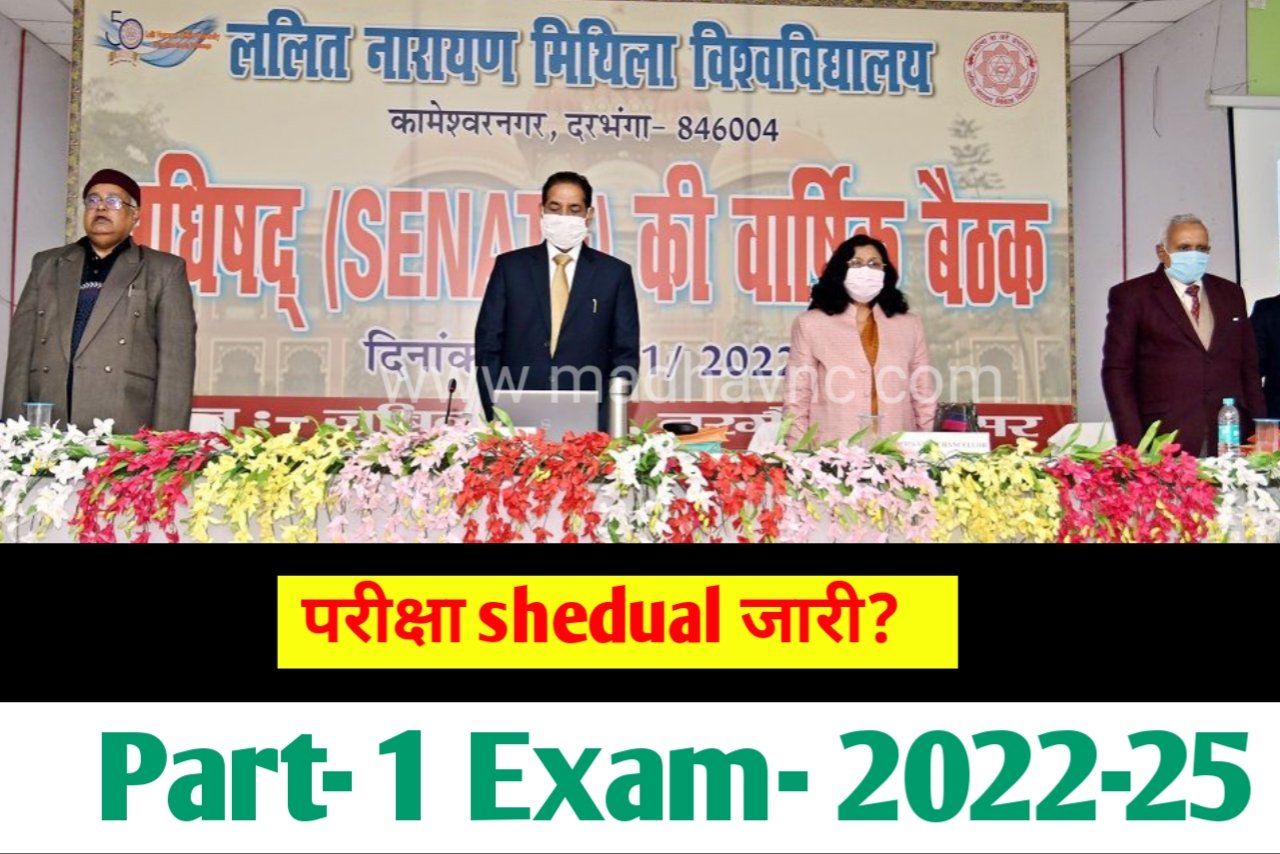 Lnmu Part 1 Exam 2022 25 BA Bsc Bcom Part 1 Exam Schedule कब