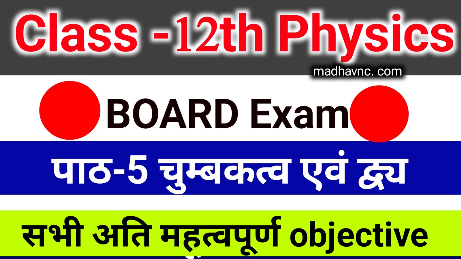You are currently viewing Class-12th PHYSICS- chapter-5 चुम्बकत्व एवं द्रव्य All objective question