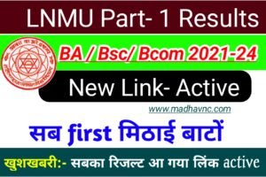Read more about the article LNMU Part- 1 BA/ Bsc / Bcom Results declared ;- original marksheet download kare